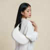 VIMUTI Madeline Crescent Bag for Women - 261A White