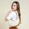 VIMUTI Madeline Crescent Bag for Women - 261B Apricot